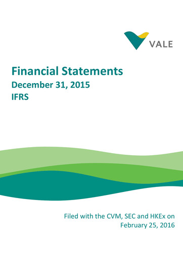 Thumbnail Vale Financial Statement 2015