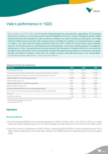 Thumbnail Vale Quarterly Report 2023-q1