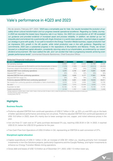 Thumbnail Vale Quarterly Report 2023-q4