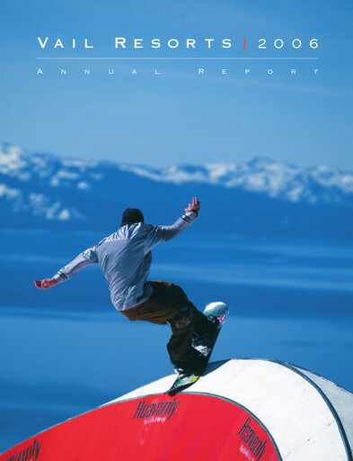 Thumbnail Vail Resorts
 Annual Report 2006
