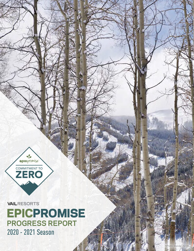 Thumbnail Vail Resorts
 Sustainability Report 2021