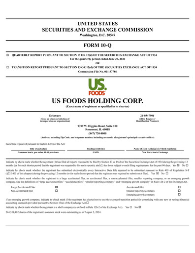 Thumbnail US Foods Quarterly Report 2024-q2