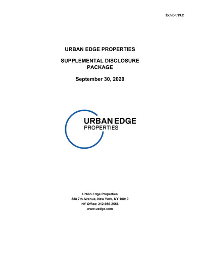 Vorschaubild Urban Edge Properties
 Quartalsbericht 2020-q3