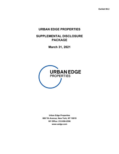 Vorschaubild Urban Edge Properties
 Quartalsbericht 2021-q1