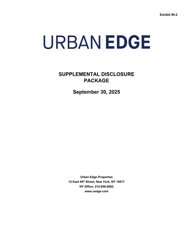 Vorschaubild Urban Edge Properties
 Quartalsbericht 2025-q3