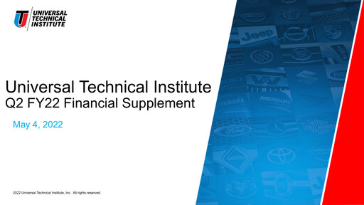 Vorschaubild Universal Technical Institute Quartalsbericht 2022-q2