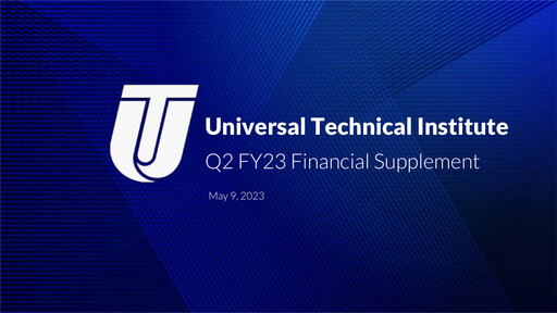 Vorschaubild Universal Technical Institute Quartalsbericht 2023-q2