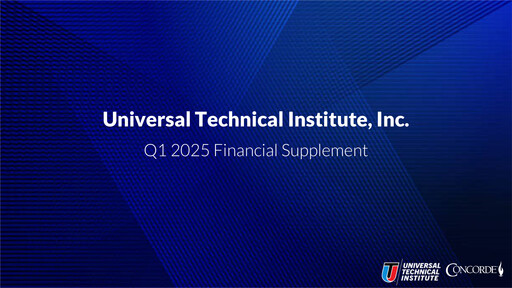 Vorschaubild Universal Technical Institute Quartalsbericht 2025-q1