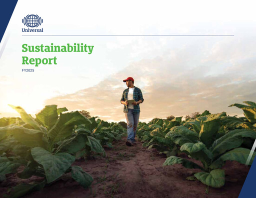 Thumbnail Universal Corporation
 Sustainability Report 2024-2025
