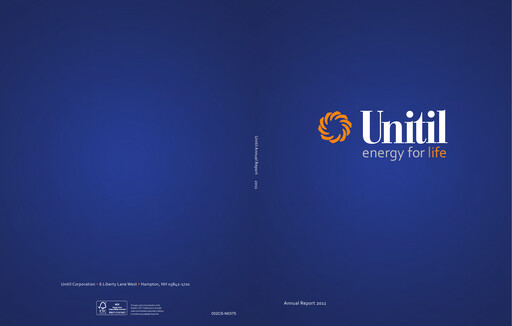Thumbnail Unitil Corporation
 Annual Report 2011