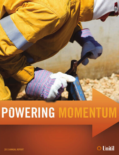 Thumbnail Unitil Corporation
 Annual Report 2013