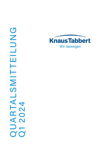 Thumbnail Knaus Tabbert AG Quarterly Report 2024-q1