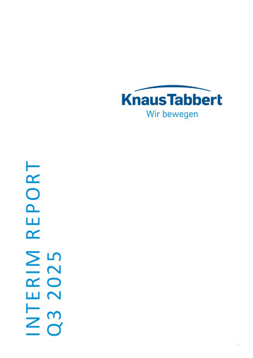 Thumbnail Knaus Tabbert AG Quarterly Report 2025-q3