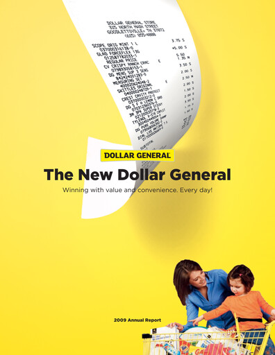 Thumbnail Dollar General Annual Report 2009