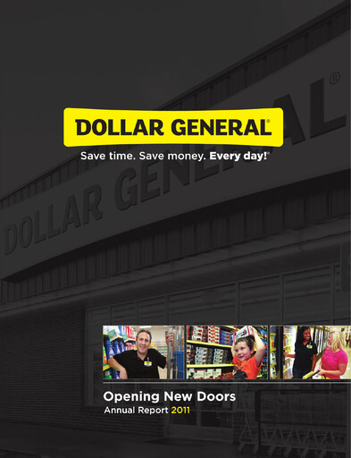 Thumbnail Dollar General Annual Report 2011