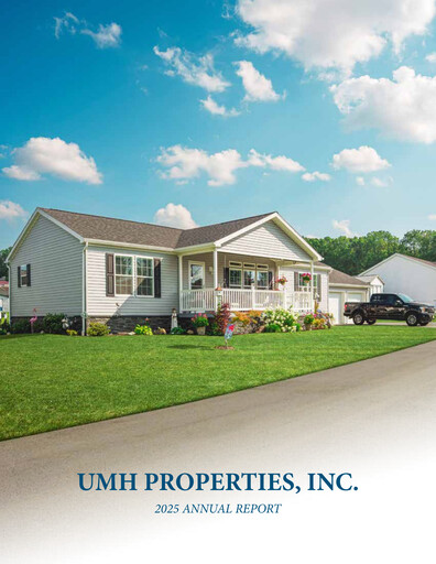 Thumbnail UMH Properties Annual Report 2025