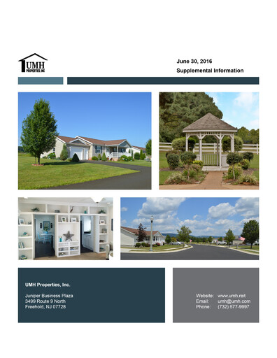 Thumbnail UMH Properties Quarterly Report 2016-q2