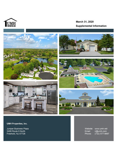 Thumbnail UMH Properties Quarterly Report 2020-q1