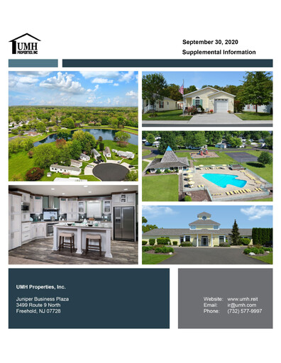 Thumbnail UMH Properties Quarterly Report 2020-q3