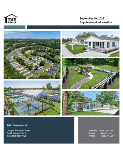 Thumbnail UMH Properties Quarterly Report 2025-q3