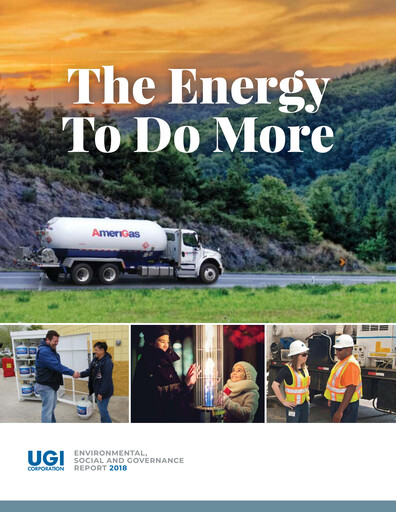 Thumbnail UGI Corporation
 ESG Report 2018
