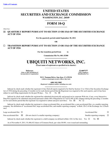 Thumbnail Ubiquiti Quarterly Report 2012-q1