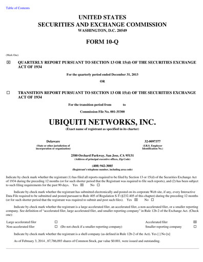 Thumbnail Ubiquiti Quarterly Report 2014-q2