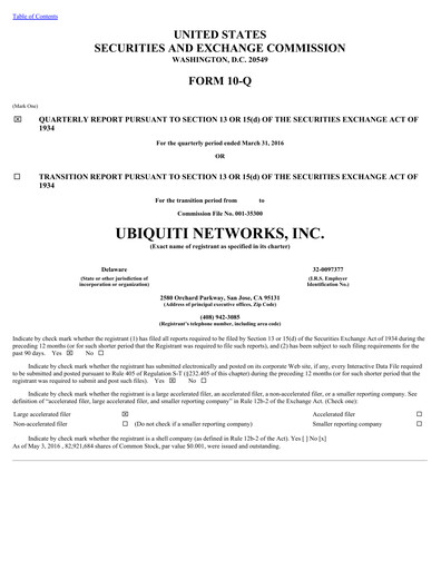 Thumbnail Ubiquiti Quarterly Report 2016-q3