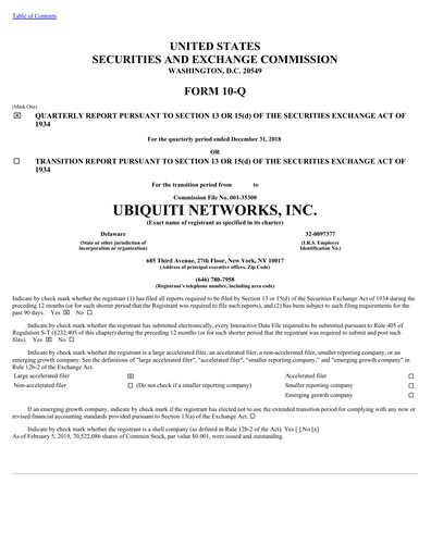 Thumbnail Ubiquiti Quarterly Report 2019-q2