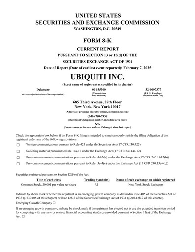 Thumbnail Ubiquiti Quarterly Report 2025-q2