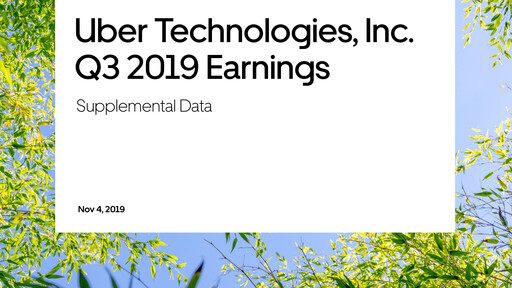 Thumbnail Uber Quarterly Report 2019-q3