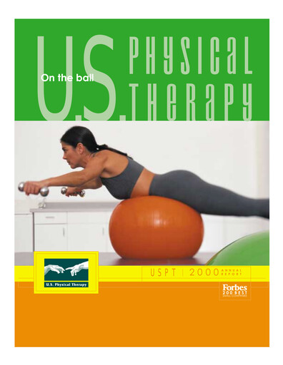 Vorschaubild U.S. Physical Therapy, Inc. Jahresbericht 2000