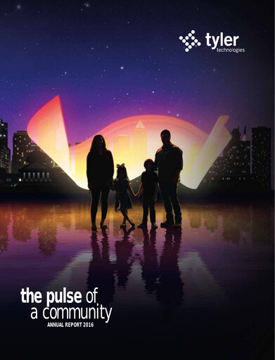 Thumbnail Tyler Technologies
 Annual Report 2016