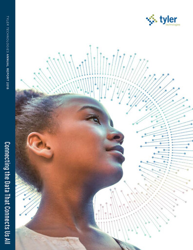 Thumbnail Tyler Technologies
 Annual Report 2018