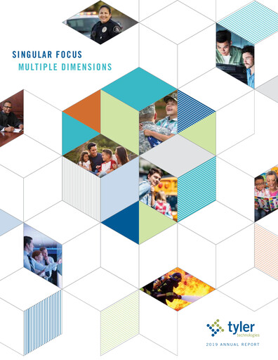 Thumbnail Tyler Technologies
 Annual Report 2019