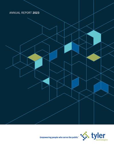 Thumbnail Tyler Technologies
 Annual Report 2023