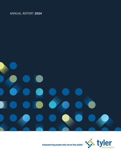 Thumbnail Tyler Technologies
 Annual Report 2024