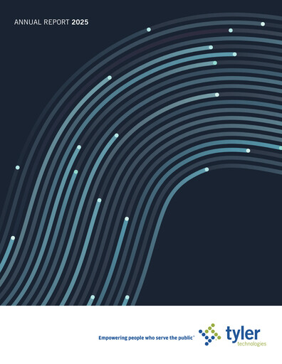 Thumbnail Tyler Technologies
 Annual Report 2025