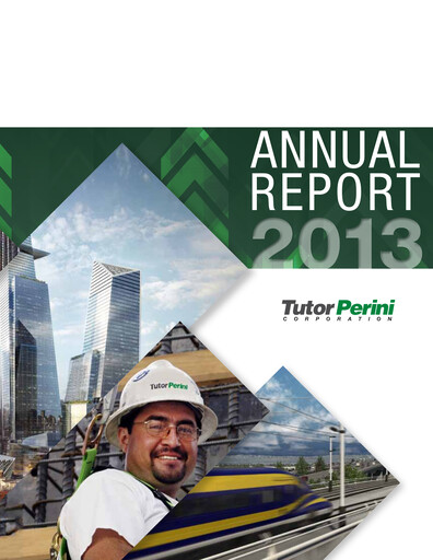 Thumbnail Tutor Perini Corporation
 Annual Report 2013