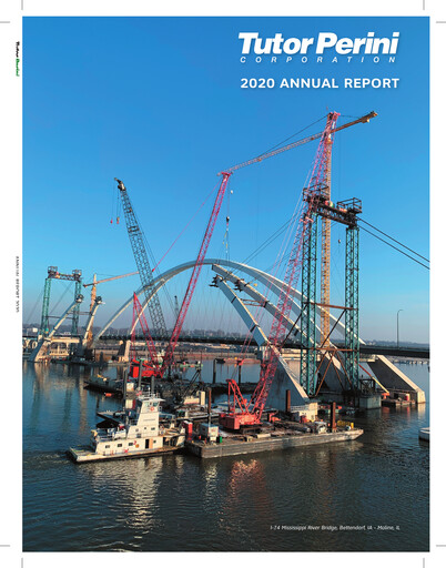 Thumbnail Tutor Perini Corporation
 Annual Report 2020