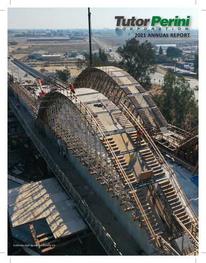 Thumbnail Tutor Perini Corporation
 Annual Report 2021