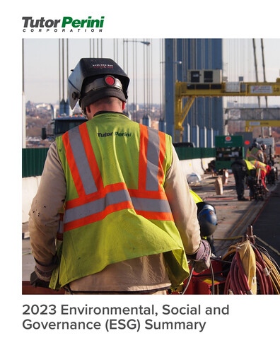 Thumbnail Tutor Perini Corporation
 ESG Report 2023