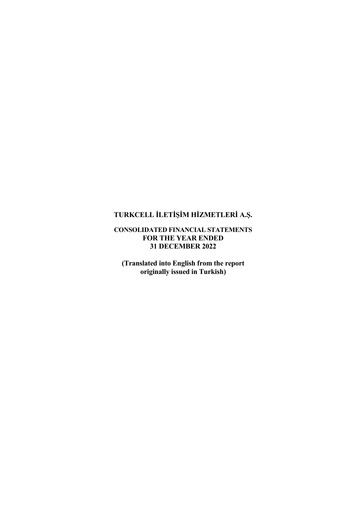 Thumbnail Turkcell Financial Statement 2022