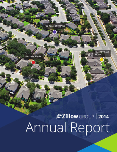 Thumbnail Zillow Annual Report 2014