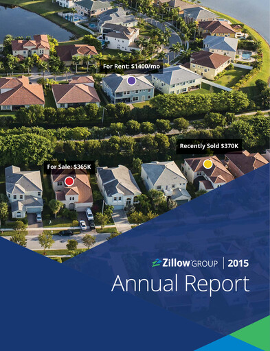 Thumbnail Zillow Annual Report 2015