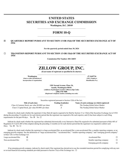 Thumbnail Zillow Quarterly Report 2024-q2