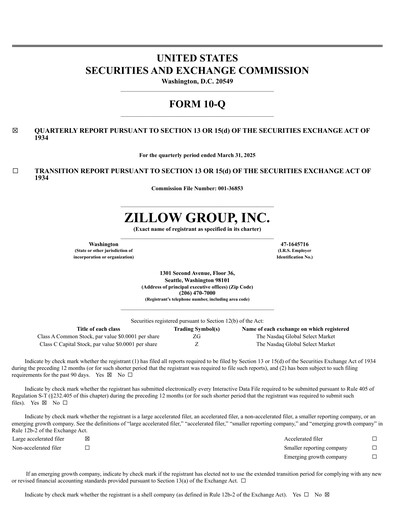 Thumbnail Zillow Quarterly Report 2025-q1