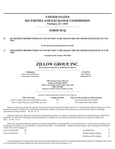 Thumbnail Zillow Quarterly Report 2026-q2