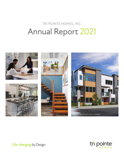Thumbnail Tri Pointe Homes Annual Report 2021