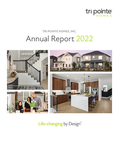 Thumbnail Tri Pointe Homes Annual Report 2022
